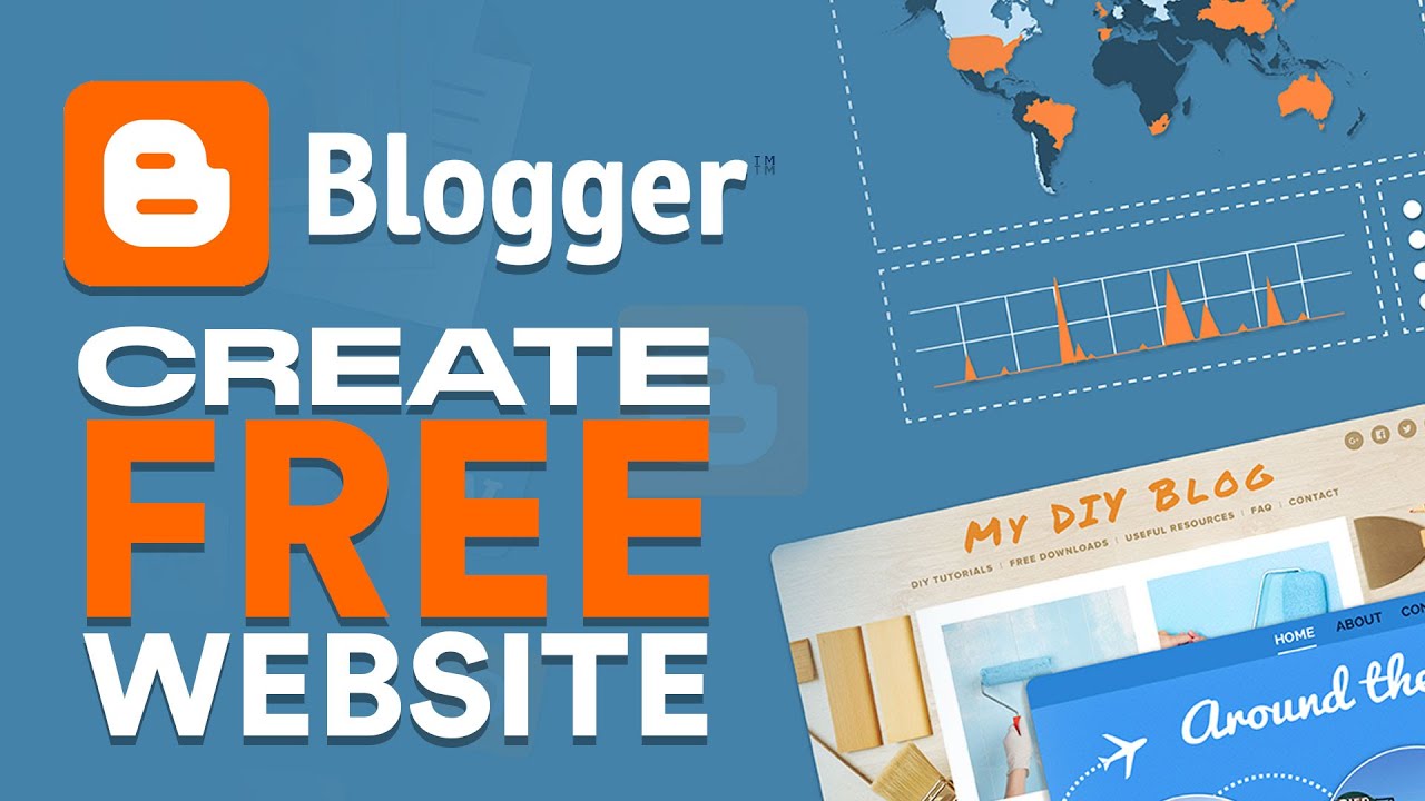 Person creating a website on Blogger.com using a laptop, illustrating how to create a website on Blogger.com