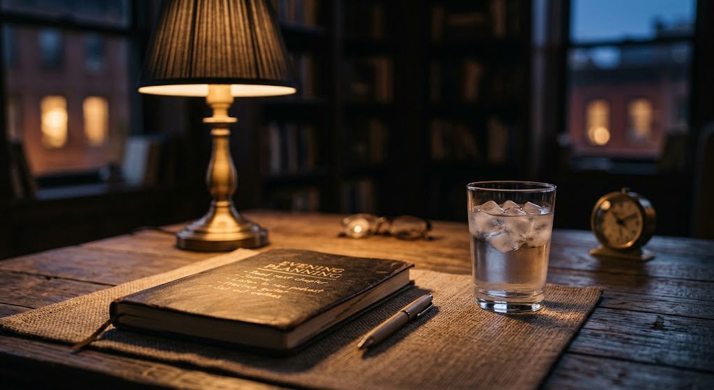 Evening planning routine to reduce stress and support restful sleep