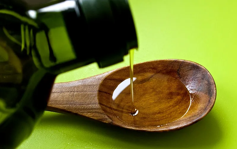 Extra-virgin olive oil with vegetables, beans, fish, and whole grains