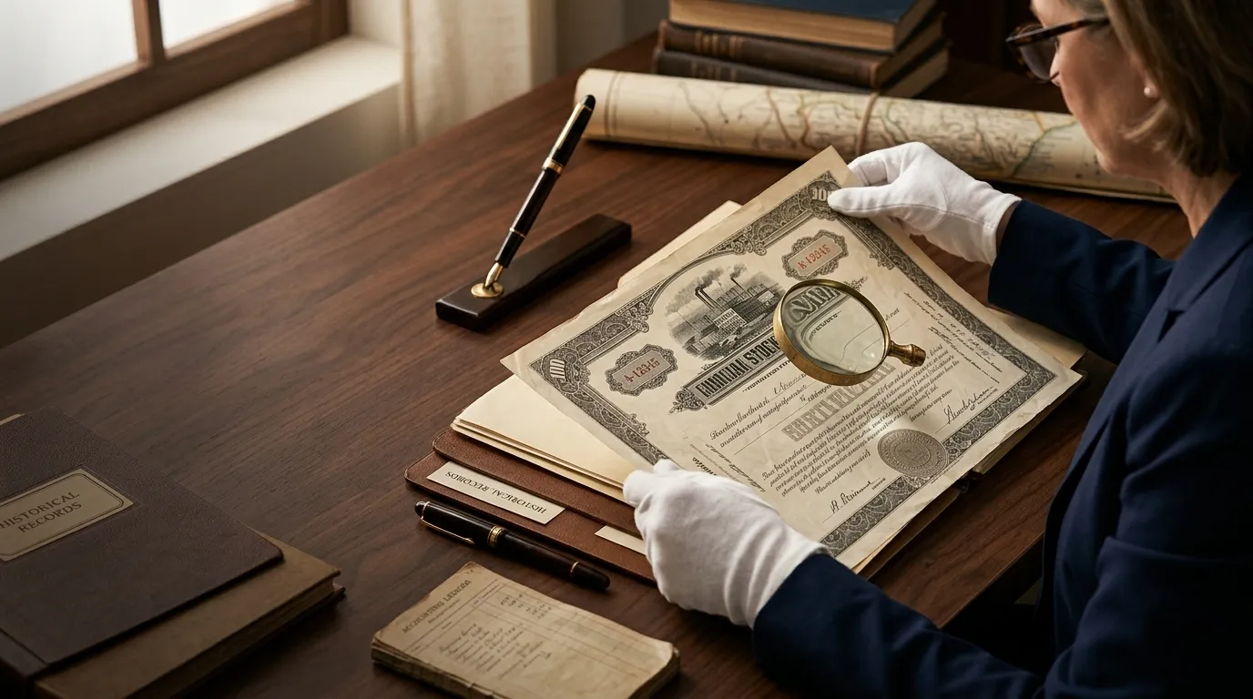 verify old stock certificates guide