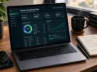 Budget ledger and savings plan mapped out cleanly