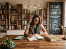 Student studying balance options to pay for college tuition equitably